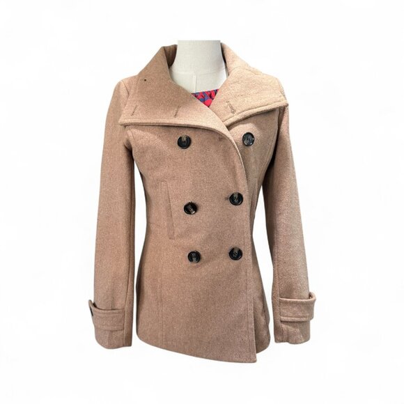 Thread & Supply Camel Wool Blend Peacoat Jacket – Women’s XS - Picture 1 of 10